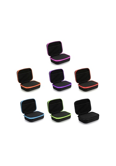 Mufunye Çeşitli Özelliklere Sahip Uçucu Yağ Şişeleri İçin Uygun, Mavi, 5ml/10ml/15ml Uçucu Yağ Saklama Çantası