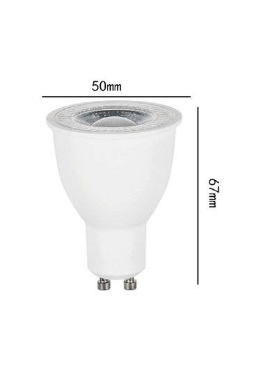 Gu10 Yüksek Parlaklık Titreşir Lamba Fincanı Yok Beyaz