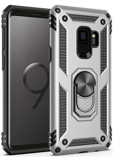 Zore Galaxy Uyumlu S9 Kılıf Msra Vega Kapak - Siyah Siyah