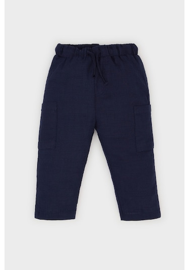 DeFacto Erkek Bebek Beli Lastikli Pantolon E2232A525SPNV241 Lacivert