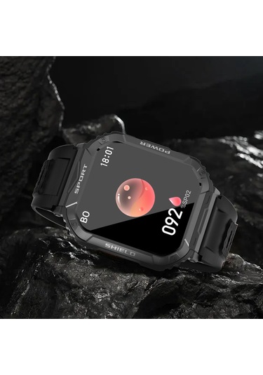 Leezsing V50 Akıllı Saat (İthalatçı Garantili): 1.83" Ips Ekran, Arama, Nabız, Spor Modları İle Sağlık Takibi Ip67 Su Geçirmez