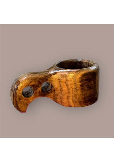 Ahşap El Oyması Kuksa Bardak