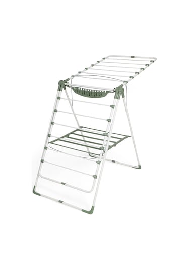 Extra Kalın Borulu Çamaşır Kurutma Askısı Çamaşır Kurutmalık Askılık Yeşil Yeşil