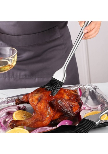 Paslanmaz Çelik Ve Silikon Rosto Dana Eti Baharat Tüpü