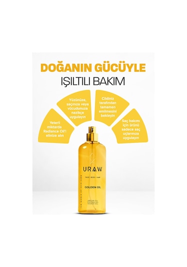 Uraw Golden Oil Bitkisel Yağ Kompleksi 125 ML
