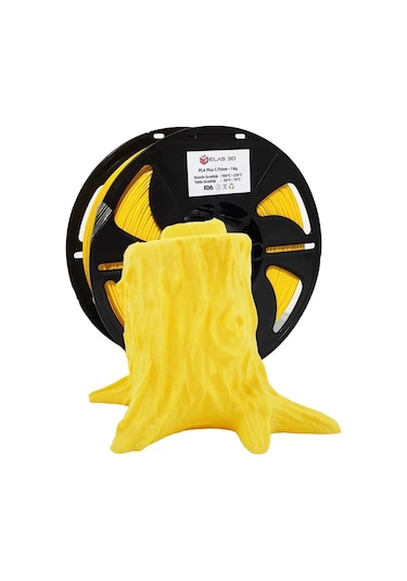 Elas Pla Plus Filament Sarı 1.75mm 1kg