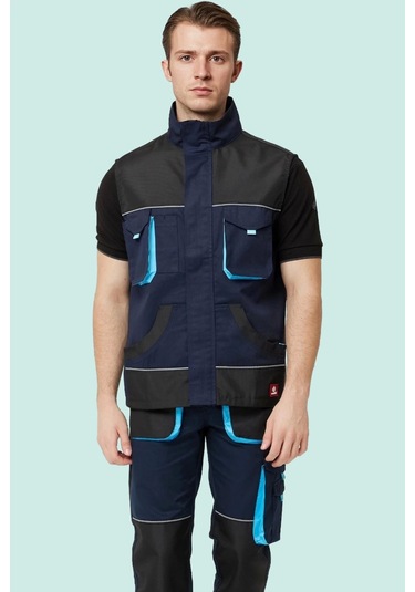 Dayanıklı İş Yeleği Çok Cepli Alaska Outdoor Yelek Nefes Alabilir Fonksiyonel Tasarım Lacivert-siyah-turkuaz Dayanıklı İş Yeleği Çok Cepli Alaska Outdoor Yelek Nefes Alabilir Fonksiyonel Tasarım Lacivert-siyah-turkuaz