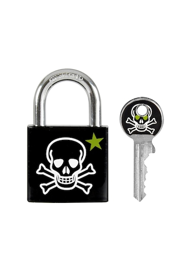 Master Lock 3430eurdskull Anahtar Asma Kilit, Kafatası Motifli, 5