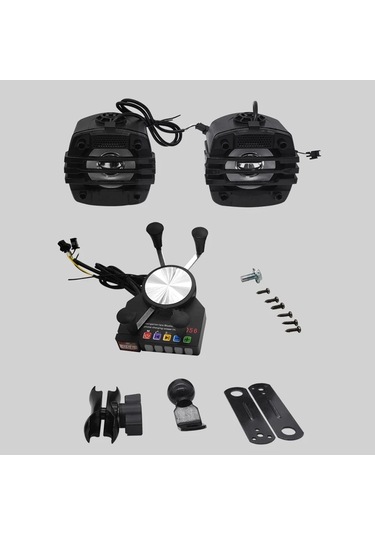 Sones Bluetooth Mp3 Hoparlörlü Motosiklet Cep Telefonu Şarj Standı Yl-056