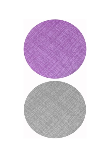 Alla Turca Çift Taraflı Lux Uyku Seti - Çift Kişilik Özel Çantalı Mor- Gri Mor - Gri