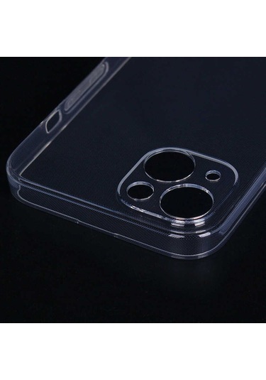 Apple Uyumlu iPhone 13 Mini Uyumlu Tchs İmax Silikon-renksiz Renksiz -