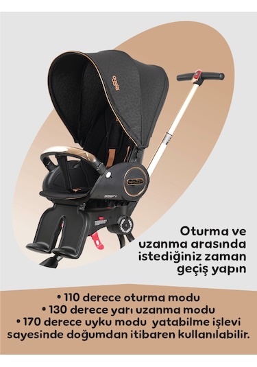 Oggia Bebek Arabası V9 Bej