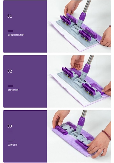 Mioclean Pratik Mop Temizleyici Mor