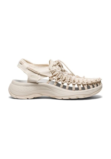 Keen Uneek Astoria Canvas Kadın Sandalet - Ekru