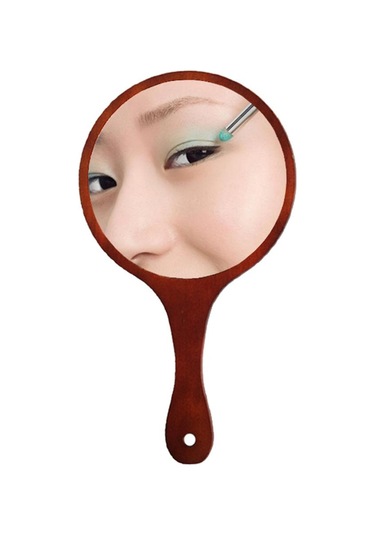 Suntek Kadınlar Için Dayanıklı Ahşap El Düzenlenen Ayna