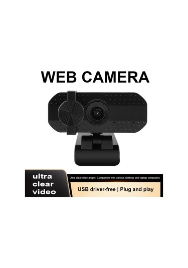 Chuangyinshop G73 2k Webcam - Usb Tak Çalıştır Konferans Kamerası, Pri Z Kapaği Ve Standli, Pc İçin Vi Deo Sohbet Ve Yayin