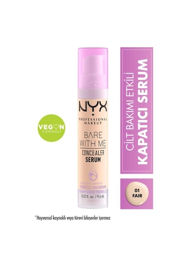 NYX Professional Makeup Bare With Me Kapatıcı Serum 01 Fair