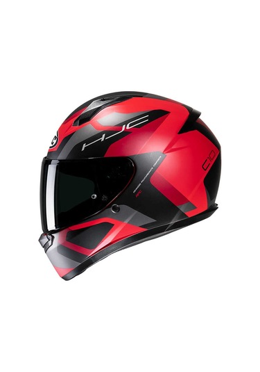 Hjc C10 Tins Mc1sf Motosiklet Kaskı Kırmızı