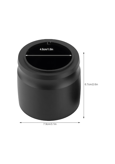 Shineyee 58mm Gümüş 304 Paslanmaz Çelik Kahve Tozu Toplayıcı Seti - Kapağlı, Bölünebilir, Filtre Kahve Makinesi İle Uyumlu, Profesyonel Toz Dağıtım Aracı Gümüş