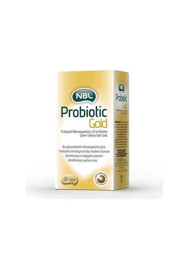 Nbl Probiotic Gold 20 Saşe Nbl Probiotic Kids 30 Tablet