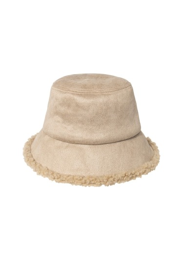 Kadınlar İçin Şık Ve Yumuşak Bej Renkli Kış Bere Bej