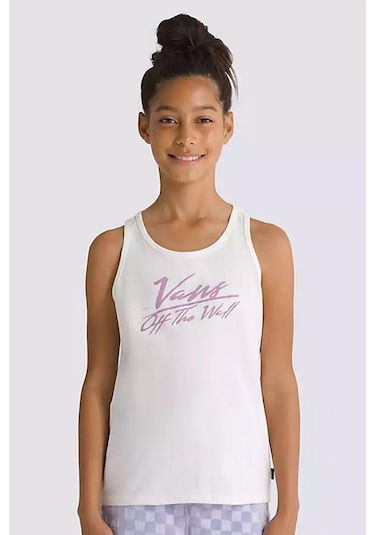 Vans Go Anywhere Tank Çocuk Tişört Vn000ga8fs81 Beyaz