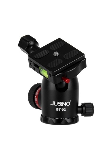 Jusino Bt-02 Profesyonel Tripod Kafası Aluminyum Siyah