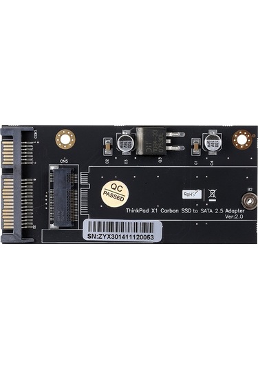 Pazly Lenovo Thinkpad X1 Carbon İçin 20+6 Pin Ssd'den Sata 2.5 Dönüştürücü Kart
