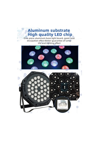 A C100-240v 22-23w 36 Led Par Işık Sahne Lambası Aydınlatma Renk Diğer