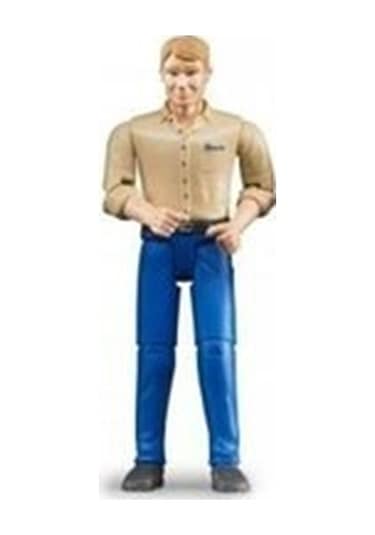 Bruder Açık Tenli Mavi Pantolonlu Adam Br60006