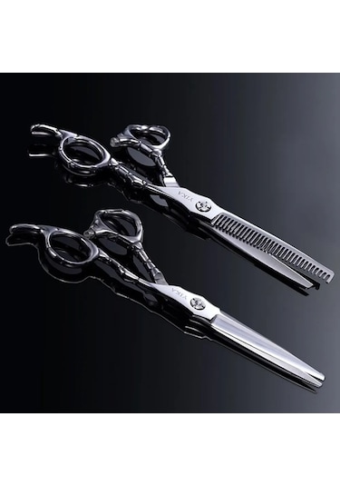 Pazly Profesyonel Saç Kesim Makası Gümüş Renk - Kaliteli Ve Hassas Gümüş