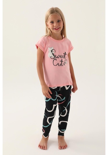 Roly Poly 3399 Garson Sweet Kız Çocuk Pijama Takımı 001