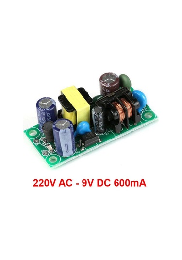 SMPS 220V Ac 9V Dc 0.6A Güç Kaynağı - Adaptör