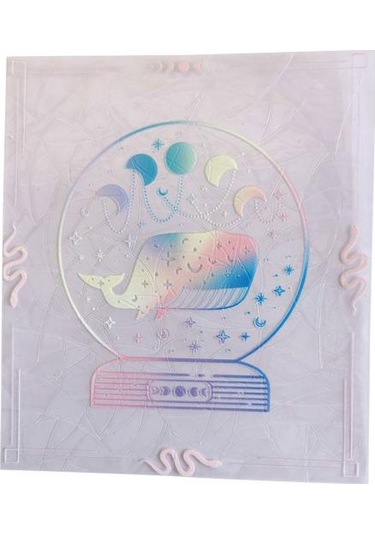 Şık Pencere Çok Renkli Şeffaf Etiket Rahat Dokunmatik Desen G Diğer