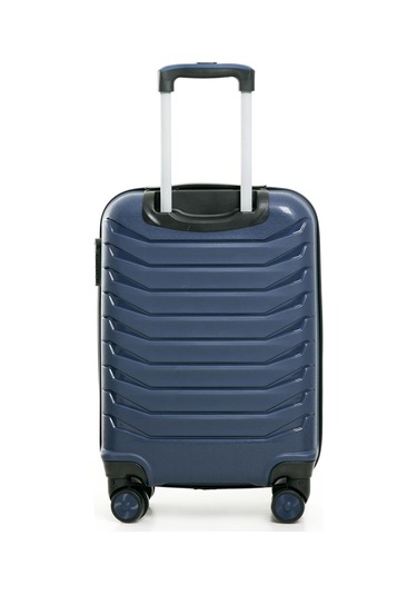Yefa Pp Polipropilen Kırılmaz Kabin Küçük Boy Valiz Lacivert