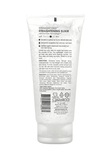 Giovanni Straight Fast Saç Düzleştirici Jel 200 ML