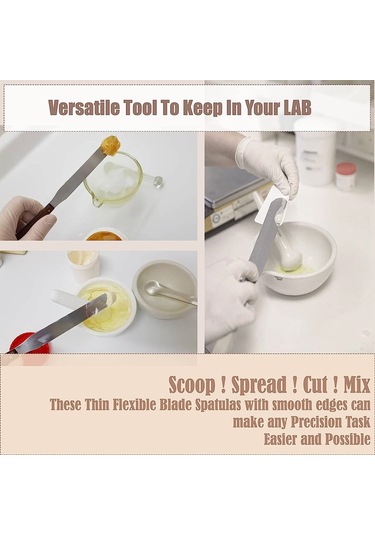 Borox Tahta Saplı Spatül Seti Bıçaklı Paslanmaz Spatula 3lü Set