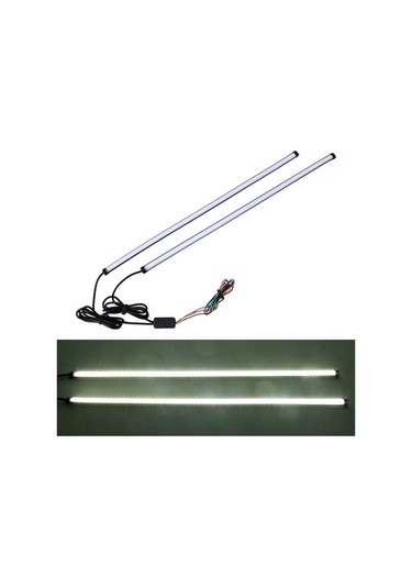 Sones 45 Cm 12 W 3014-smd Led 720lm Araba Ampul Dönüş Sinyali Otomatik Ters Lamba Gündüz Çalışan Işık Kaynağı