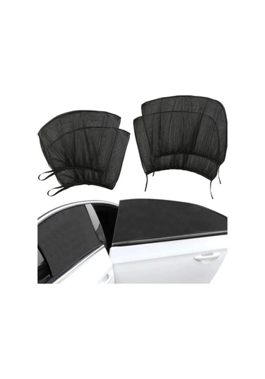 Fochsia Siyah 4 Parça Araç Güneşlik Seti Ön Arka Cam Panjur Karavan Rv Perdesi Üstün Koruma