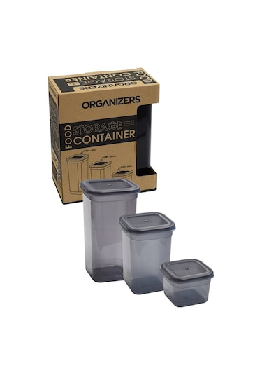 Organizers Saklama Kabı 3 Lü Grı Org-433-gr 4332