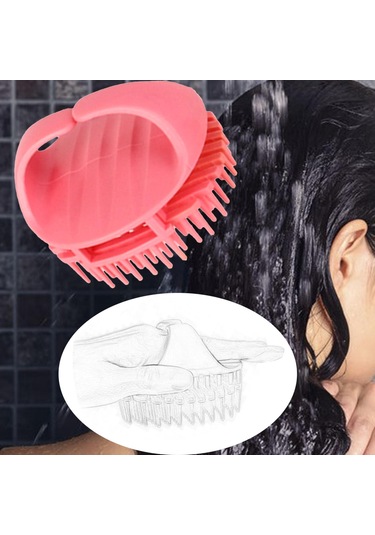 Homyl Şampuan Fırçası, Duş Saç Derisi Ovucu Dolaşık