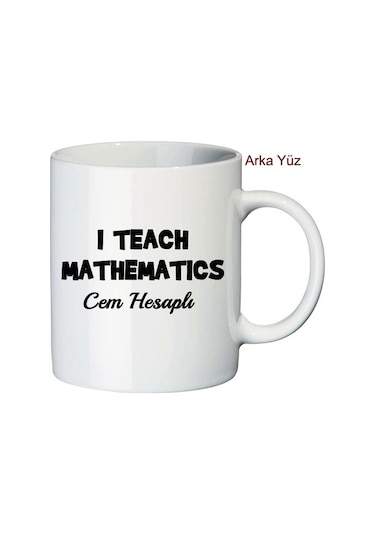 Matematik Öğretmenine Öğretmenler Günü Hediyesi Kupa Bardak