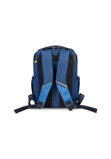 Divoom Pixoo S Mavi LED Ekranlı APP Kontrollü Akıllı Su Geçirmez Laptop Sırt Çantası-15-15.6" Mavi