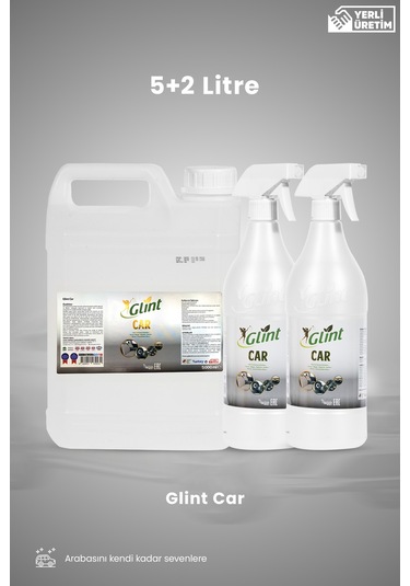 Glint Car 5 Lt 2x1 Lt Çok Amaçlı Bitkisel İçerikli Oto Temizleyici Uyumlu