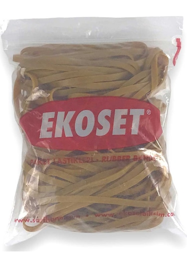 Ekoset 12 CM Kalın Paket Lastiği 100 Adet 120 x 5 MM
