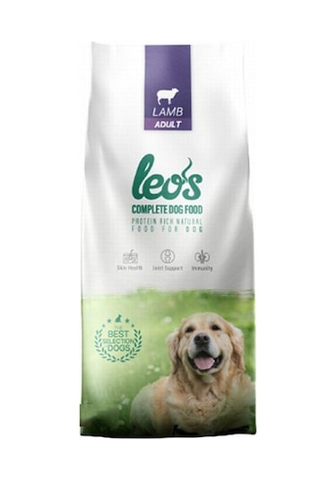 Leos Kuzu Etli Yetişkin Köpek Maması 10 x 1 KG