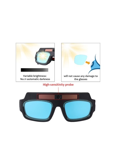 Jokmae Profesyonel Kullanım Kaynak Gözlüğü - Uv Korumalı, Anında Kararan, Hafif Konforlu