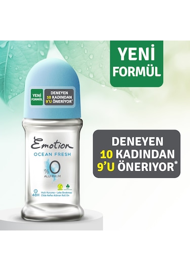 Emotion Ocean Fresh Kadın Roll-On Deodorant 3 x 50 ML