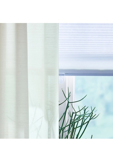 Ikea Hoppvals Stor Beyaz Perde 100x155cm