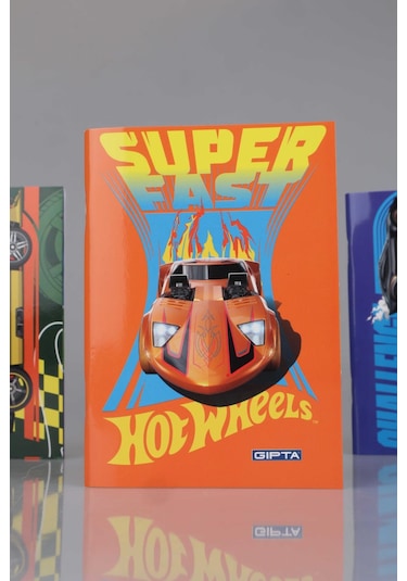 Yeni Sezon Lisanslı Hot Wheels A6 Çizgili Not Defteri
